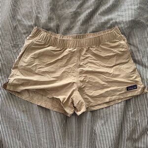 Patagonia Barely Baggies Khaki Shorts